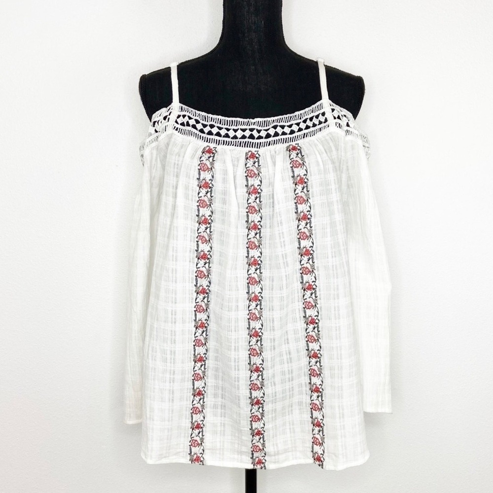 Blouse Top Gauzy Boho - Picture 2 of 10